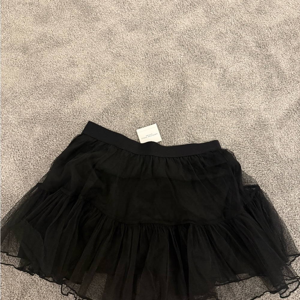 American Eagle Black Tulle Skirt